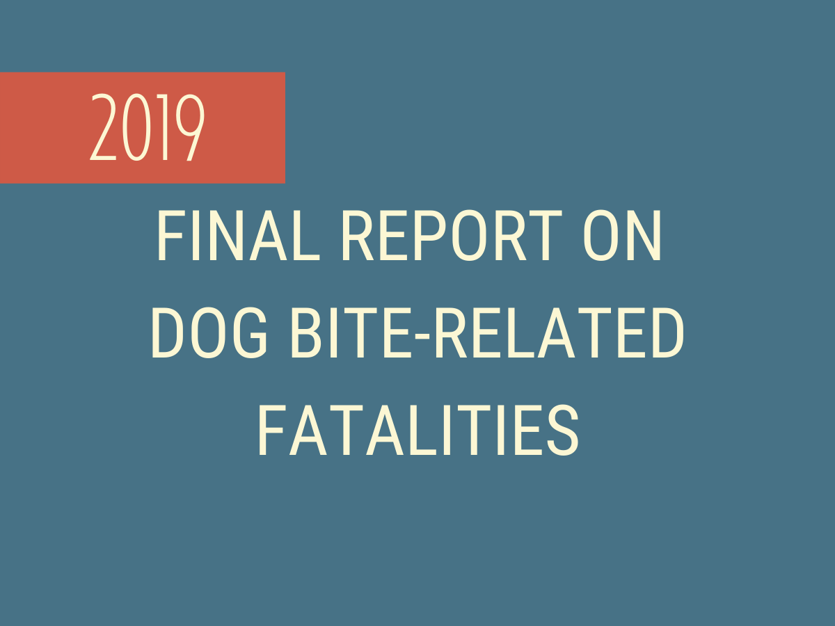Dog Bite-Related Fatalities: A Literature Review