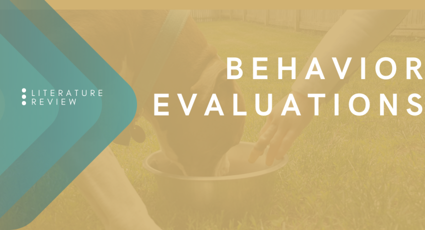 Behavior Evaluations (1)